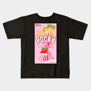 Strawberry Pocky Kids T-Shirt